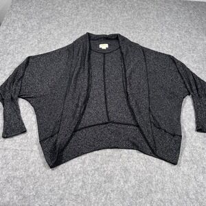 Anthropologie Maeve Ingrid‎ Cocoon Gray Cozy Cardigan Sweater Women's Size Small